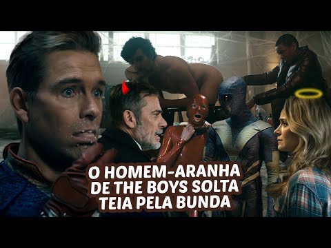 O HOMELANDER FICOU FELIZ EM TOMAR LEITE DIRETO DA FONTE