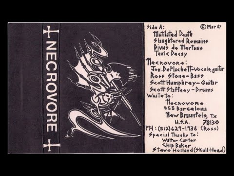 NECROVORE (USA/TX)- Divus de Mortuus Demo 1987 [FULL DEMO]