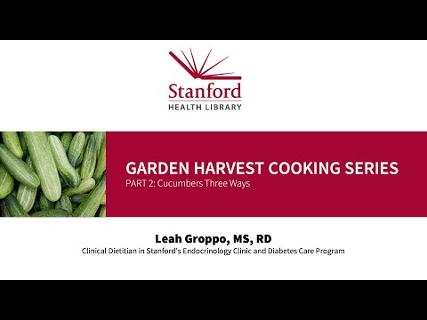 Garden Harvest Cooking with Cucumbers