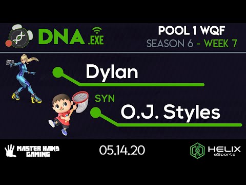 DNA.EXE S6:W7 - Dylan (Zero Suit Samus) Vs. SYN | O.J. Styles (Villager) - Pool 1 WQF