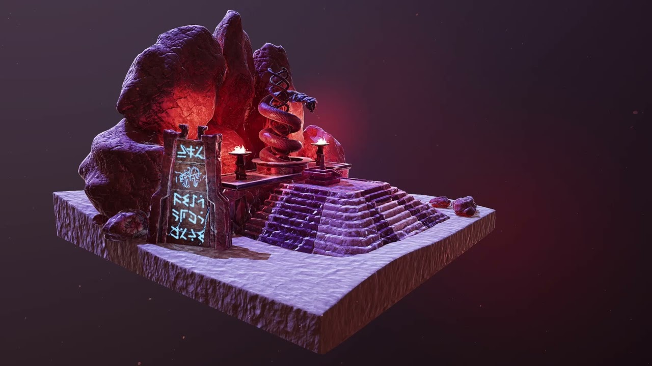 犠牲の祭壇 3Dモデル