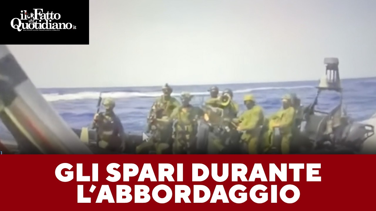 Flotilla, l'esercito israeliano spara sulla nave Girolama durante l'abbordaggio