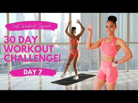 30 Day Workout Challenge - 'I AM READY' - Day 7 | (NO EQUIPMENT) REAL-TIME Workout