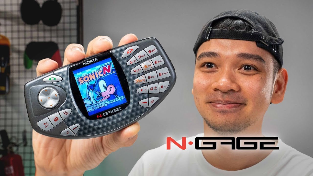 Kebahagiaan main di HP GAMING LEGENDARIS Nokia N-Gage 🥲