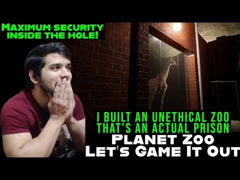 Planet Zoo - I Built an Unethical Zoo That's an Actual Prison Reaction