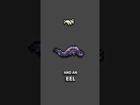 Some creatures to fish in the underground area. 🐟