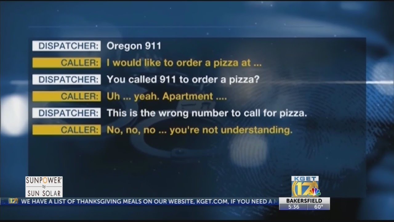 Woman disguises 911 call by ordering pizza