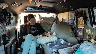From Camp to Connection - Traveling To Visit a Fellow Nomad! | Life in a Minivan Camper Conversion