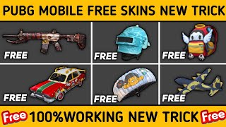 PUBG MOBILE ! HOW TO GET FREE SKINS IN PUBG MOBILE