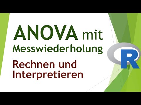 ANOVA mit Messwiederholung R - Rechnen und Interpretieren