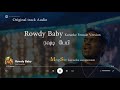 Rowdy Baby karaoke Female version with tamil lyrics