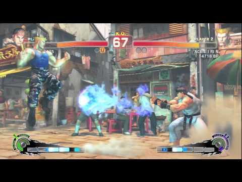 SSF4: AirGen (Ryu) VS ACE E I RI N (Guile)