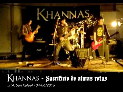 Khannas - Sacrificio de almas rotas (en vivo)