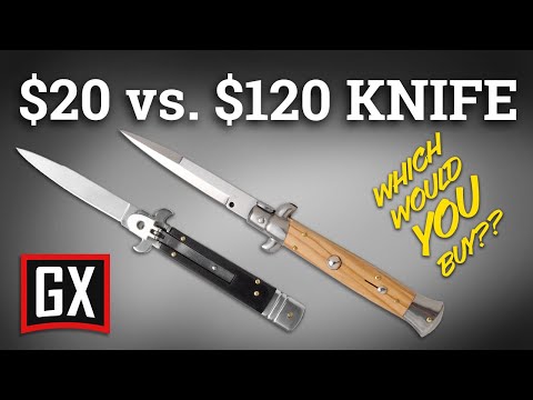 $20 vs. $120 Italian Style Knife