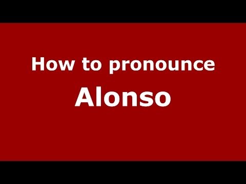 How to pronounce Alonso (Spanish/Argentina)  - PronounceNames.com