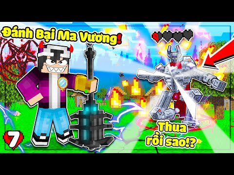 Soloing 500 Knights with First Demon King in Minecraft | Finding New Ally🤩