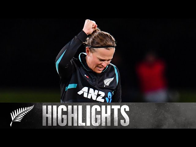 Tahuhu career best in big win | SHORT HIGHLIGHTS | BLACKCAPS v India | Hagley Oval