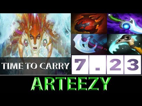 Arteezy [Naga Siren] Time To Carry Outlanders Update ► Dota 2 7.23