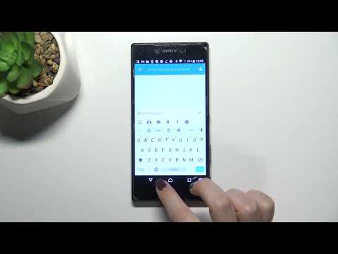 How to change keyboard language on SONY Xperia Z5 Premium / Change type language