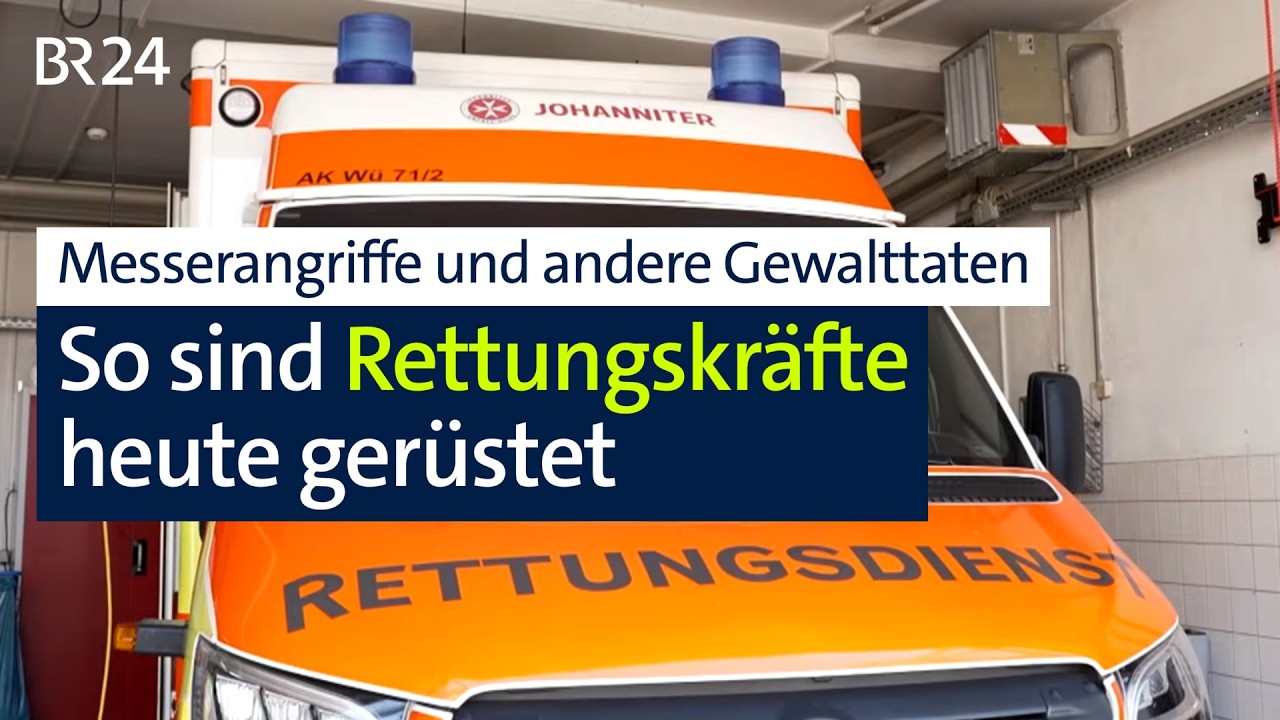 Messerangriff, Amoklauf, Attentat: So sind Rettungskräfte heute gerüstet | Abendschau | BR24