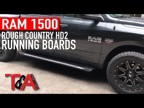 Rough Country HD2 Running Boards on a 2014 Ram 1500