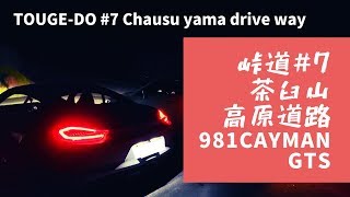 Touge-Do#7 茶臼山高原道路 981Cayman GTS 深夜の峠Drive！