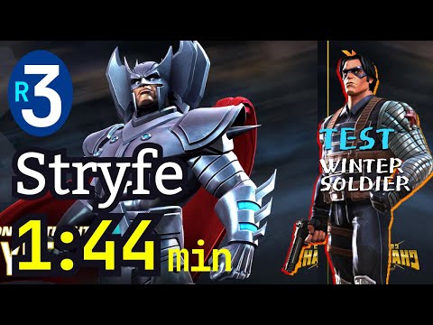 Stryfe 3 rank, No boost | 1,4 min, Winter Soldier #mcoc