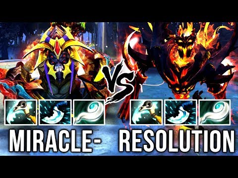 Different Heroes with Same Build?! Miracle Sand King vs Resolution Shadow Fiend - Dota 2