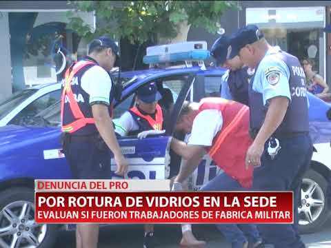 DENUNCIA DEL PRO: POR ROTURAS EN LA SEDE