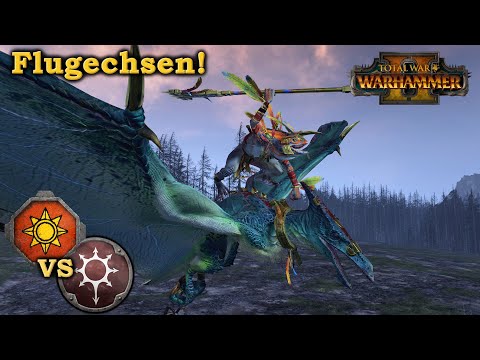 Flugechsen! - Echsenmenschen vs Norsca - Total War: Warhammer 2