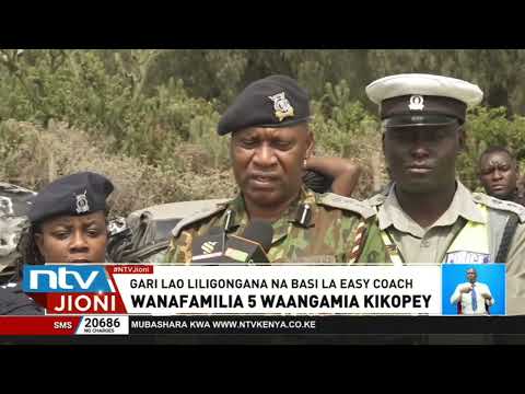 Wanafamilia watano waangamia katika ajali ya barabarani Kikopey