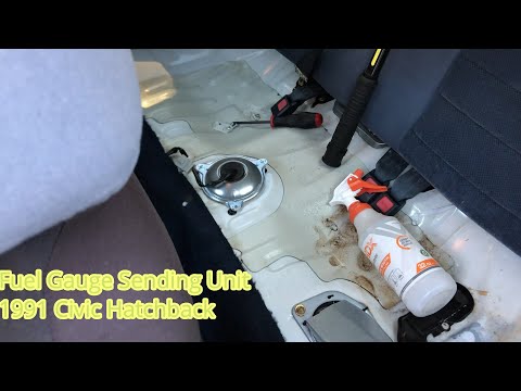 '91 Civic Fuel Gauge Sending Unit Removal/Install