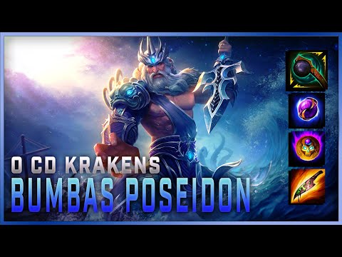 CARRY ALL YOUR RANKED GAMES WITH BUMBAS POSEIDON! - Smite Poseidon Mid