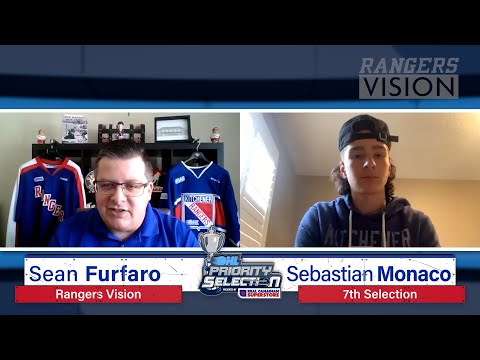 2021 OHL Priority Selection | Sebastian Monaco Interview