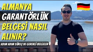 ALMANYA GARANTÖRLÜK BELGESİ NASIL ALINIR? 2025 GÜNCEL REHBER!