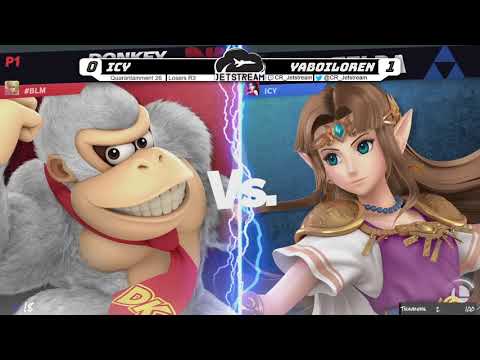 Quarantainment 26 Losers R3 - yaboiloren (DK) Vs. ICY (Peach, Zelda) Smash Ultimate - SSBU