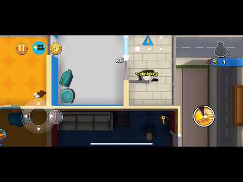 Robbery Bob: CHAPTER 6 - HIGH-RISE Level 12 , 100% iOS/Android Walkthrough
