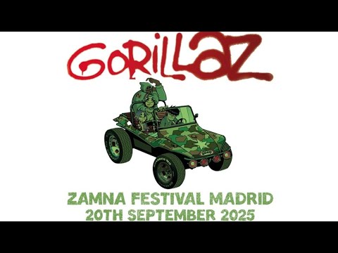 Gorillaz Live Pulse Of Gaia Festival (Madrid, España) 20/09/25 FULL SHOW (By: @mrpotatogen) 