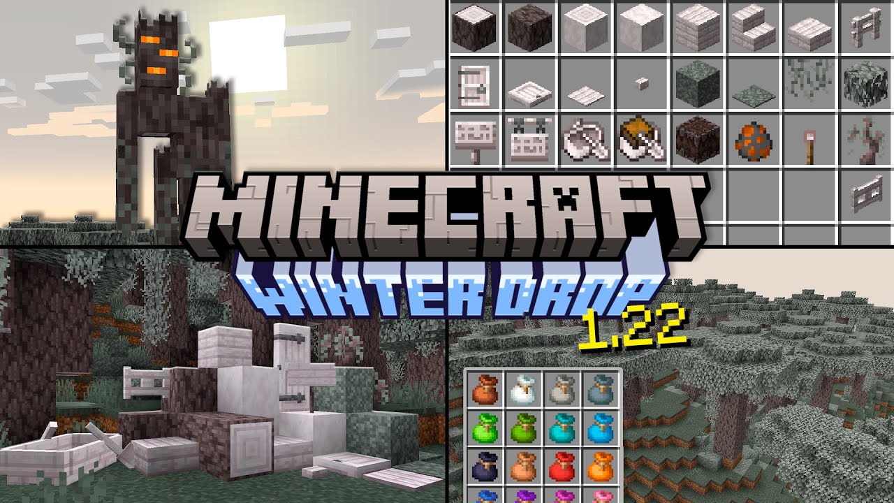 MINECRAFT 1.22 - CHEGOU A NOVA ATUALIZAÇÃO COMPLETA! (Pale Garden & Creaking Snapshot)