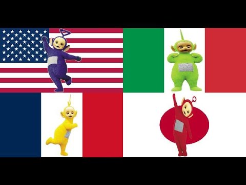 The Teletubbies explain the Jumpstart Language Pavillions