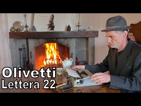 Olivetti Lettera 22, Schreibmaschine von 1950, Geschichte und wie sie funktioniert (Video Nr. 53)