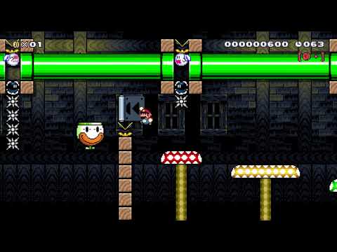 Mario does the kaizo dance - Super Mario Maker