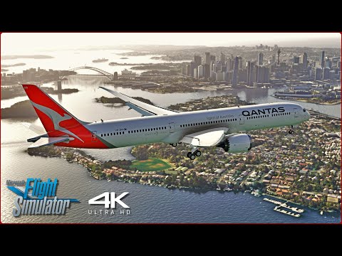 Qantas 787 Full Flight SFO-SYD | ULTRA Real 4K | A Microsoft Flight Simulator Experience