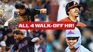 FOUR WALK-OFF HOME RUNS IN ONE NIGHT! ???? (Pirates, White Sox, Mets, Rockies) | MLB Highlights