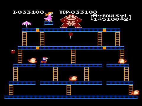 Casual Longplay: Donkey Kong (NES-NA port) gameplay session for 1 Player