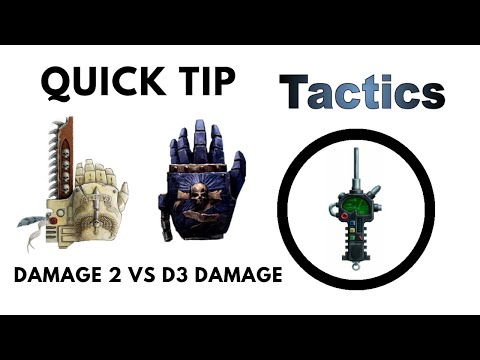 Powerfist vs Chainfist Quick  Tip - Flat Damage vs Variable Damage Weapons