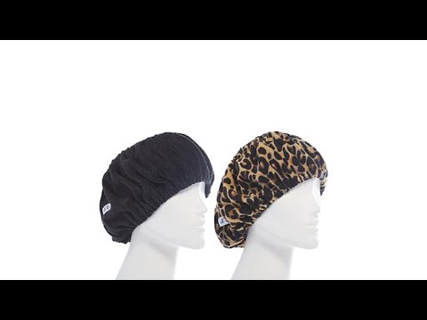 Tassi Hair Holder Duo  Black/Leopard