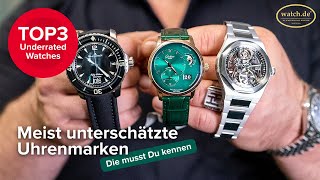 Underrated Watches: Diese Uhren verdienen Aufmerksamkeit I watch.de Review