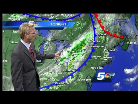 Tom Messner's WPTZ weather forecast