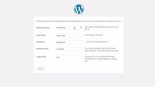 WordPress - Install